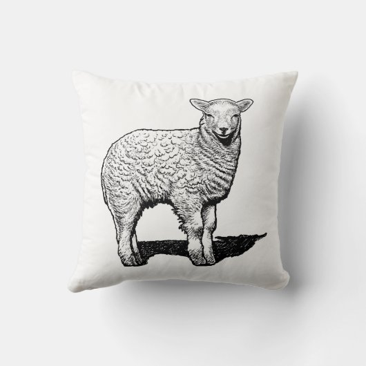 小羊 クッション (裏面)