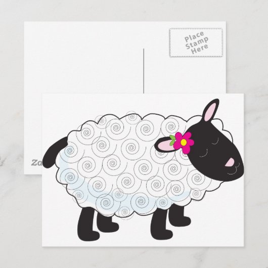 小羊 ポストカード (正面/裏面)