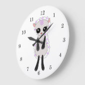 小羊 ラージ壁時計 (傾斜)