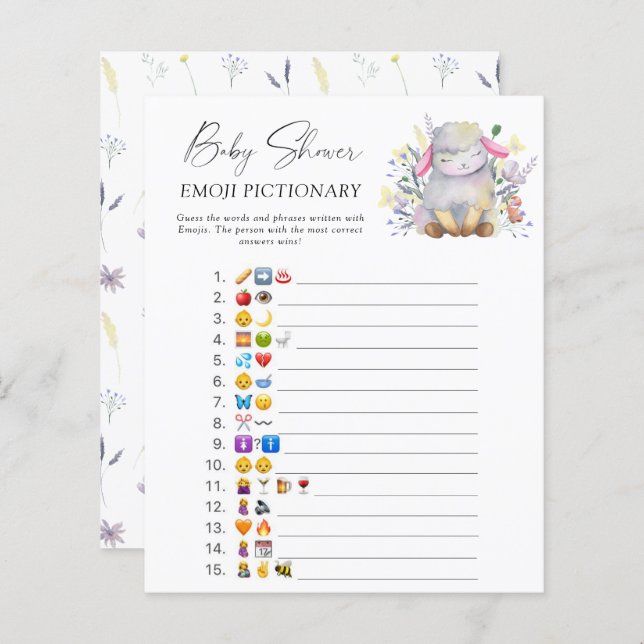 小羊\絵文字ゲーム (正面/裏面)