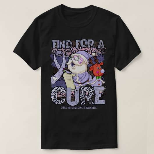 小腸認識度ヒョウのクリスマスキュアs tシャツ (デザイン正面)