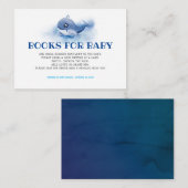 小航海の鯨ベビー エンクロージャーカード (正面/裏面)