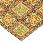 、小花およびブドウダビデの星 ショートテーブルランナー (コーナー)