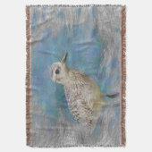 小芸術的鳥 スローブランケット (正面縦)