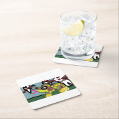 小蛙 スクエアペーパーコースター (インサイチュ)