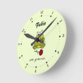 小蛙 ラウンド壁時計 (傾斜)