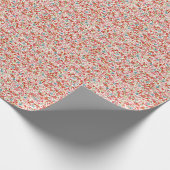 小規模な花、calicoスタイルシームレスなバックグロ ラッピングペーパー (角)