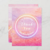 小規模ビジネス向けの大規模サンキューカード サンキューカード (正面/裏面)