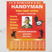 小規模事業者チラシ住宅修理サービス (正面/裏面)