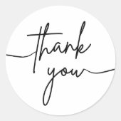 小規模事業者向け感謝ステッカー テンプレート ラウンドシール (正面)