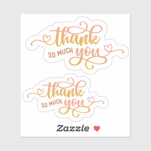 小規模企業かわいいピンクありがとう シール (シート)