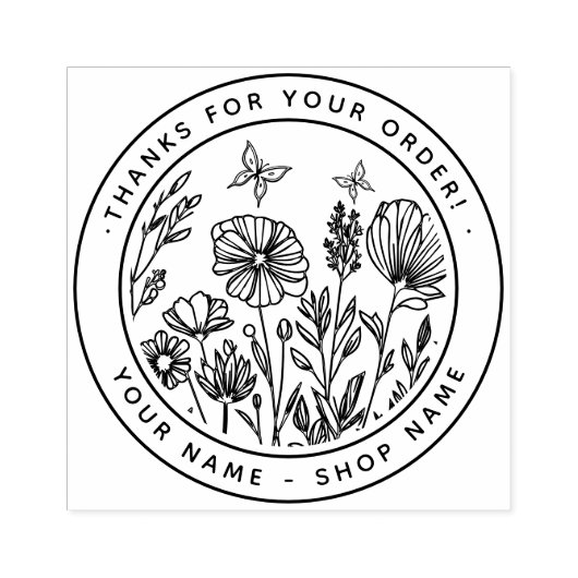 小規模企業に感謝 ラバースタンプ (インプリント)