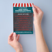 小規模企業のイベント チラシ (ハンドル)