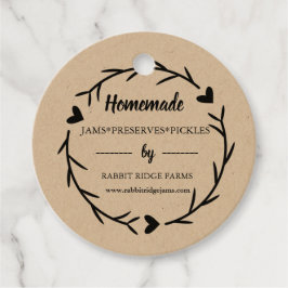 小規模企業のパッケージラベルラベル フェイバータグ