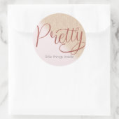 小規模企業|包装シール|ブティック ラウンドシール (バッグ)