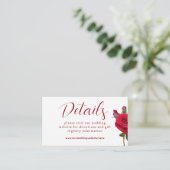 小規模詳細結婚のWebサイトエンクロージャカード エンクロージャーカード (スタンド正面)