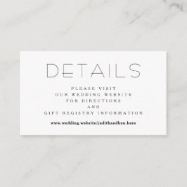 小規模詳細結婚のWebサイトエンクロージャカード エンクロージャーカード