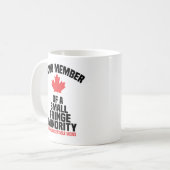 小誇りを持ったさな少数民族  コーヒーマグカップ (正面左)