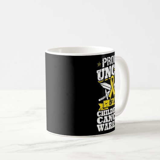 小誇りを持った児がん戦士の叔父 コーヒーマグカップ (正面右)