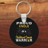 小誇りを持った児がん戦士アワのメンズの叔父 キーホルダー (正面)
