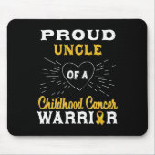 小誇りを持った児がん戦士アワのメンズの叔父 マウスパッド (正面)
