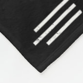 小誇りを持った児がん戦士Aのパパ フリースブランケット (角)