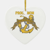 小誇りを持った将校の母 セラミックオーナメント (正面)