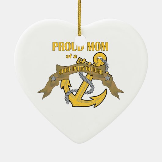 小誇りを持った将校の母 セラミックオーナメント (裏面)