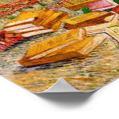 小説とフランスのバラヴァンゴッホファインアート ポスター (角)