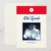 小説のような招待状/グリーティングカード 招待状 (正面/裏面)