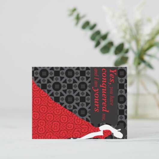 小説の引用文とのアンナ・カレーニナの贈り物 ポストカード (スタンド正面)