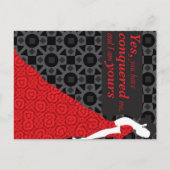 小説の引用文とのアンナ・カレーニナの贈り物 ポストカード (正面)