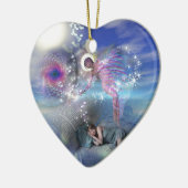 小説は並列の現実の入り口になることができる セラミックオーナメント (左)