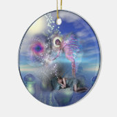 小説は並列の現実の入り口になることができる セラミックオーナメント (左)