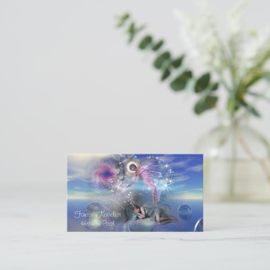 小説は、並列の現実へのポータルになることができる 名刺 (スタンド正面)