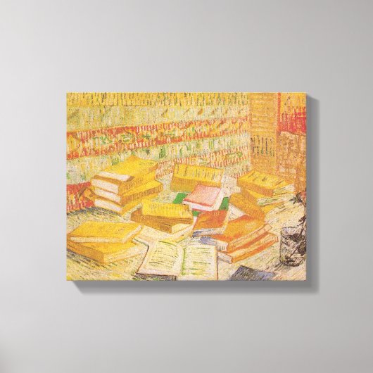 小説を書いた静かなフランスの生活 | ビンセント・ヴァン・ゴッホ キャンバスプリント (正面)