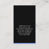 小説家の名刺モノグラムブロック 名刺 (裏面)