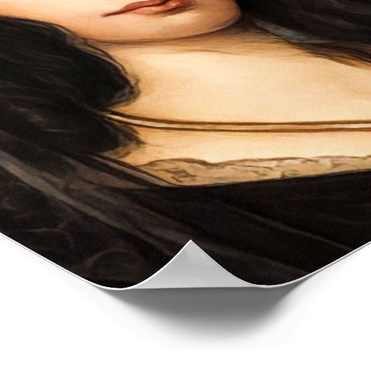 小説家フランスのジョージ・サンドイラストレーション ポスター (角)