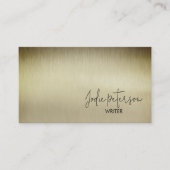 小説家ライター作家 名刺 (正面)