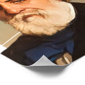 小説家ロシアのイワン・タージェノフイラストレーション ポスター (角)