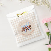 小豆が醸造されている フェイバーバッグ (封をした状態)