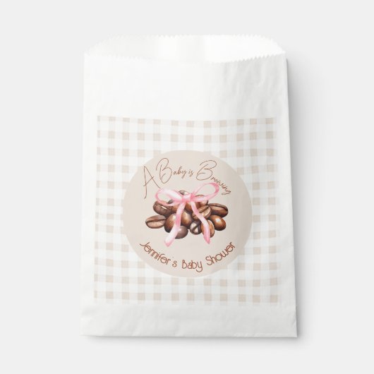 小豆が醸造されている フェイバーバッグ (正面)