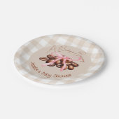 小豆が醸造されている ペーパープレート (アングル)