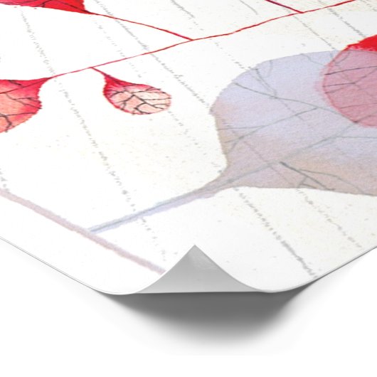 小豆傘 ポスター (角)