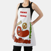 小豆&ライス、デザイン追加文字、エプロン エプロン (インサイチュ)