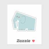 小象 シール (シート)