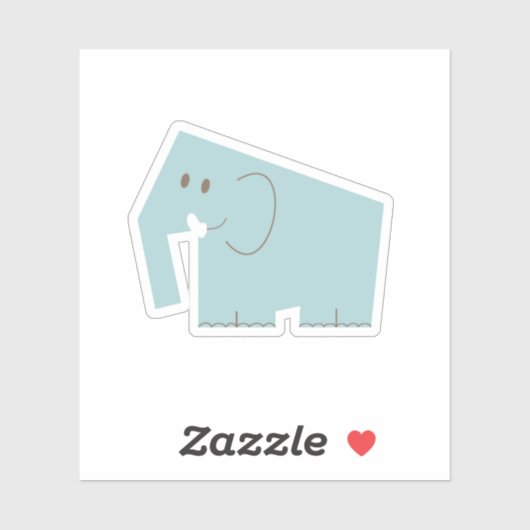 小象 シール (シート)