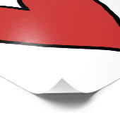 小赤いハートの愛10 フォトプリント            (角)