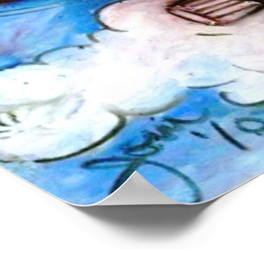 小赤飛行機 ポスター (角)