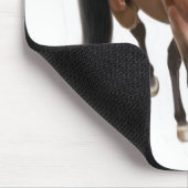 小走りに走るアラビアの馬のマウスパッド マウスパッド (コーナー)